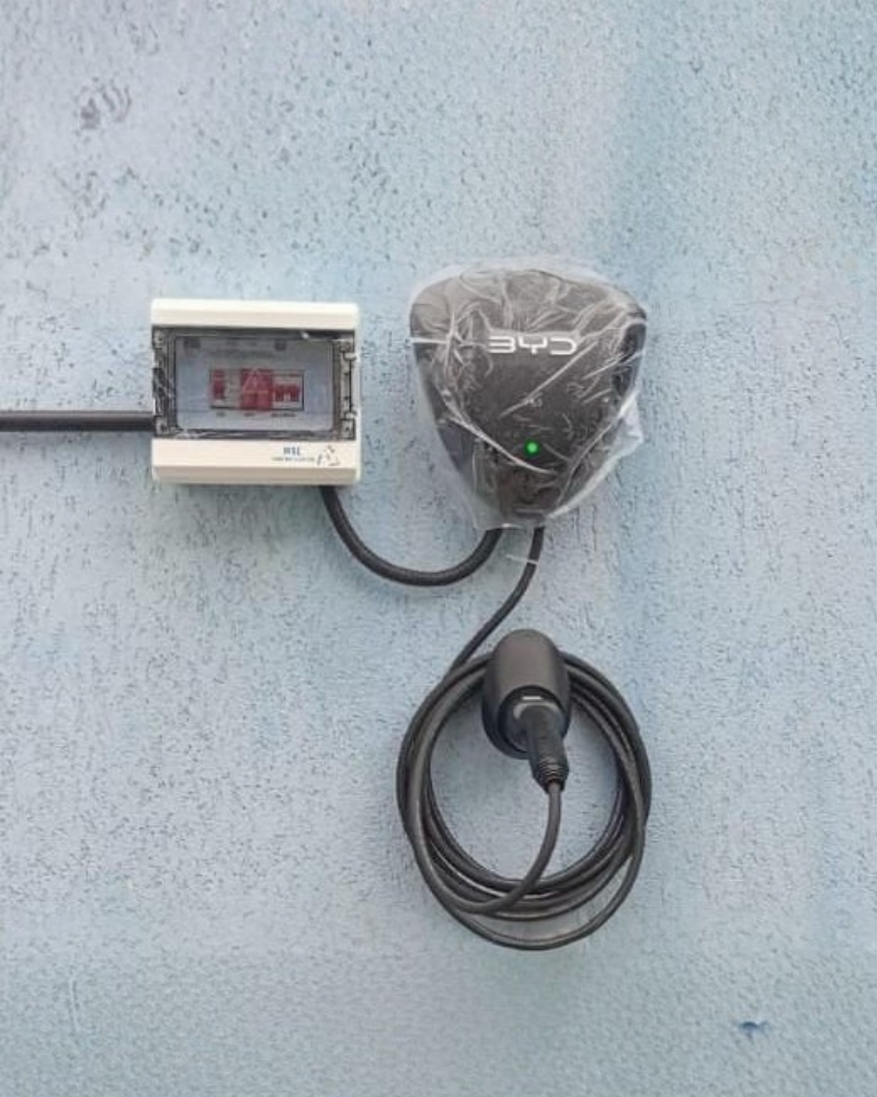 Instalação de Quadro de proteção para veículos elétricos casa
