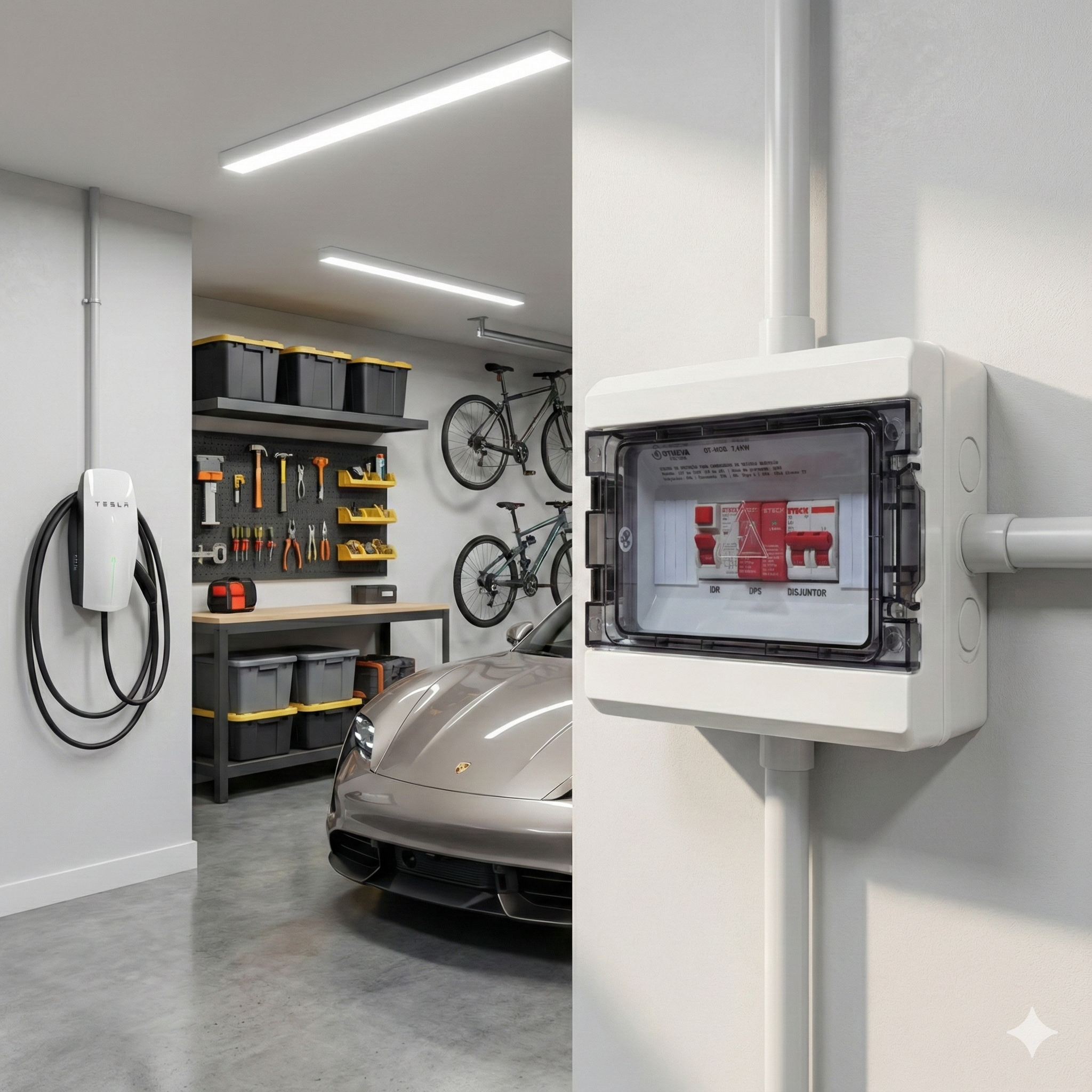 Quadros de Proteção para carregador elétrico Mobilidade Elétrica